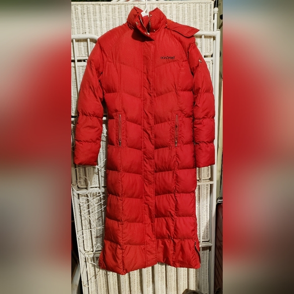 Eckōred Women's Winter Puffer Coat Heavy Warm Long Jacket With Fur Hood Size SP - Picture 2 of 16